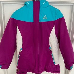 Gerry girls ski snow jacket medium 10-12